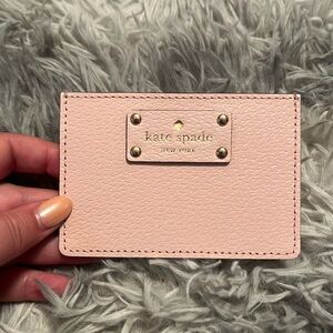 BNWOT Kate Spade New York Baby Pink Card Carrier Wallet